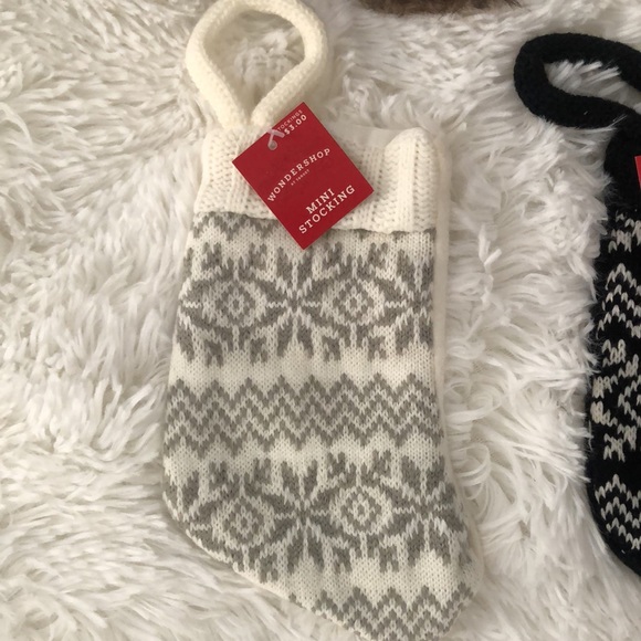 🎄 Christmas Mini Stockings 6 Different Ones Gift Cards Small Gifts 🎁 NWT 🎄 - Picture 5 of 7